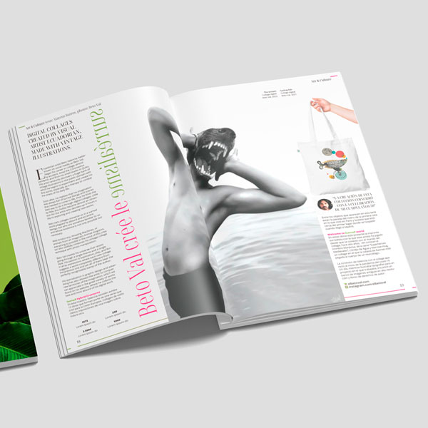 Diseño experimental revista para el Máster en diseño gráfico de ES Design